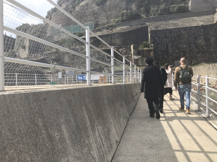 ドルフィン桟橋からの経路