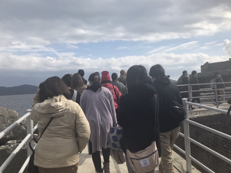 第2見学広場への移動